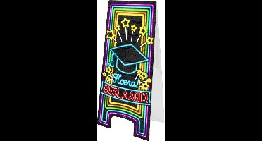 Paper Dreams Attentiebord Geslaagd 58 X 28 Cm Karton