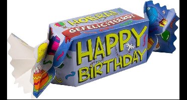 Kado/Snoepverpakking Nieuw - Happy birthday