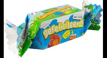 Kado/Snoepverpakking Fun - Gefeliciteerd