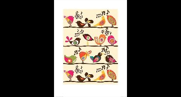 Kunstdruk Valentina Ramos - Singing Birds 60x80cm