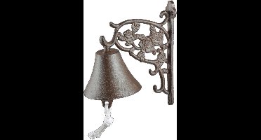 Esschert Design Deurbel Rozen 17,2 X 19,1 Cm Gietijzer Bruin