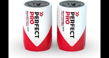 Perfectpro Batterij - NiMH 8000 mAh - 2 stuks D - PP-D2