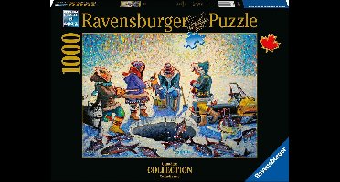 Ravensburger puzzel Canadian Collection IJsvissen - Legpuzzel - 1000 stukjes
