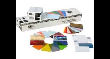 Zebra Plastic cards, 100pcs.