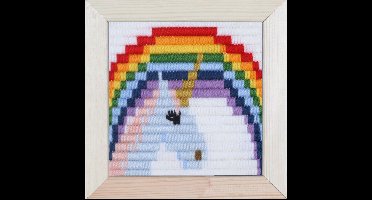 Pako kinder borduurpakket - Unicorn - geprint stramien - 079.732 - DIY kids kit