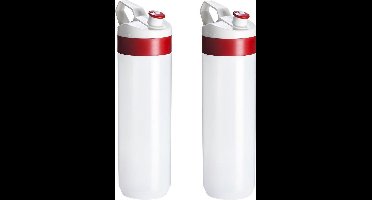 Tacx Bidon Fuse rood 2 stuks   - waterfles - sportbidon -