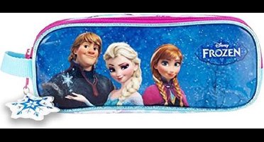 Disney Frozen dubbel pennenzak - 22x6x9 cm - Etui - Schooletui- Meisje