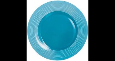 Factory - Dessertbord - Blauw - D19cm - Opaal - (set van 6).