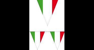 2 stuks Vlaggenlijn Italië,  20 meter, EK, Voetbal ,Themafeest,