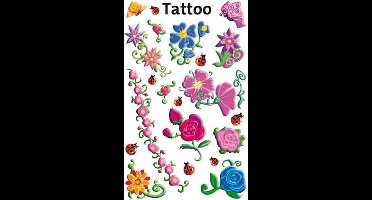 Avery Tattoo etiket Z-design Kids - pakje a 1 vel bloemen