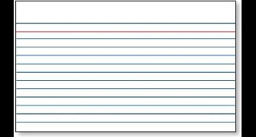 Kangaro systeemkaart - 80 x 130 mm - lijn - 100 stuks - K-6101