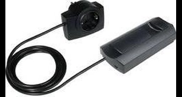 Ehmann 2620x0709 Snoerdimmer Geschikt voor lampen: LED-lamp, Spaarlamp, Halogeenlamp, Gloeilamp Zwart