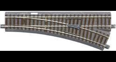 H0 Roco GeoLine (met ballastbed) 61141 Wissel, Rechts 200 mm 1 stuk(s)