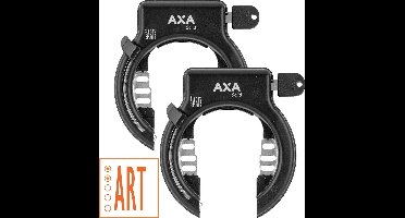 Axa Solid Ringslot - ART2 - Zwart - 2 Stuks - Multipack