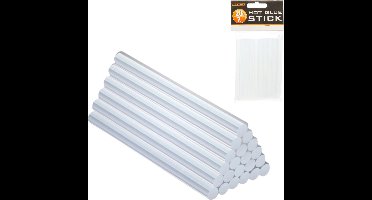 Handy - Lijmpistool Vullingen - Lijmpatronen 7MM Rond - 100MM Lang - Lijm Patronen voor Lijmpistool O.A. Handy Lijmpistool - BPK