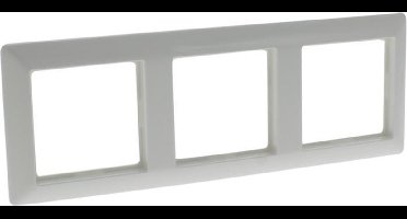 Jung AS500 afdekraam - inbouw - 3-voudig - polarwit