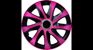 Wieldoppen Universele naaf aangepast aan de velgen van de meeste Drift Extra 14 "-auto's - Roze