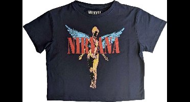 Nirvana - Angelic Crop top - L - Blauw