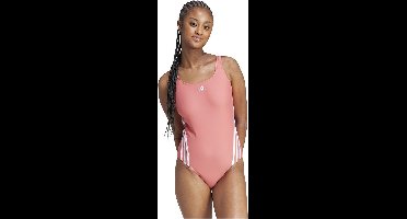 adidas Sportswear adidas 3-Stripes Badpak - Dames - Rood