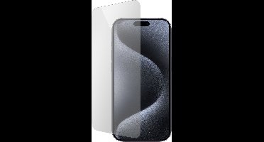 Mobiparts Screenprotector geschikt voor Apple iPhone 15 Pro Max - Gehard Glas - Anti-bacterieel -