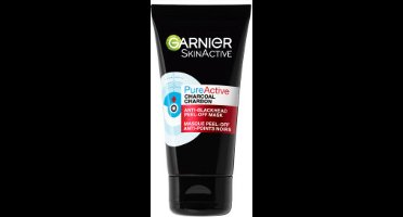 Garnier PureActive Peel-Off Masker Charcoal - 3 x 50 ml - Voordeelverpakking