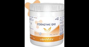Co-enzym Q10 | 450 plantaardige capsules | Beïnvloedt de energieproductie | Made in Belgium | LEPIVITS
