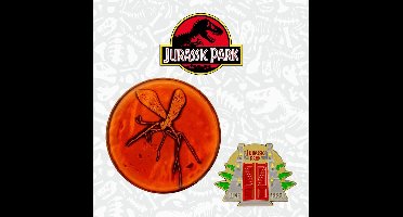 Jurassic Park Collector's Set Enamel Medallion & Pin Badge - Limited Edition
