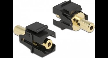 Keystone Module Stereo Jack Vrouw 3,5 mm 3 pin tot stereo jack vrouw