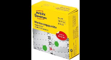 Avery-Zweckform 3851 Etiketten Voor Markeringspunten Diamete