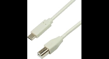 CU0160 - 1 m - USB C - USB B - USB 2.0 - 480 Mbit/s - White