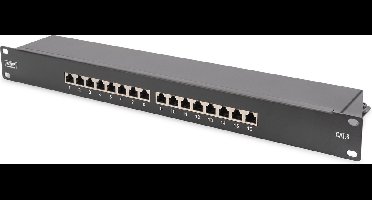 Digitus DN-91616S-B patch paneel 1U