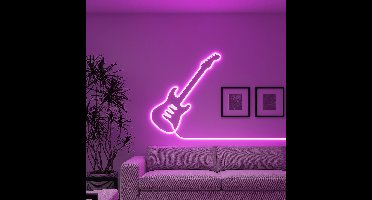 REALITY NEON Ledstrip - Wit - LED RGB 20W - Lengte 5 m - Inkortbaar - Geintegreerde dimmer - Memory functie - Afstandsbediening - RGB-kleurwisselaar
