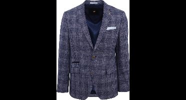 Suitable Colbert Heleen Ruit Donkerblauw (navy) - Maat 48 - Heren blazer