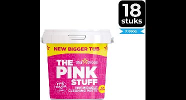 Stardrops The Pink Stuff The Pink Stuff Cleaning Paste 850 g - Voordeelverpakking 18 stuks