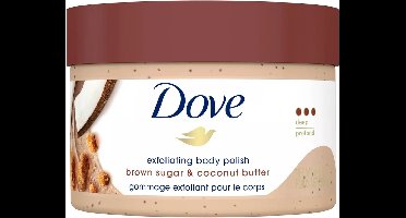 Dove Brown Sugar & Coconut Butter Exfoliating Body Scrub - Lichaamsscrub - Bad & Douche - 298g