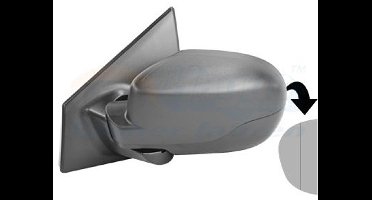 VanWezel 4333803 - Rétroviseur complet gauche pour Renault Clio iii de 06/2009 à 2013