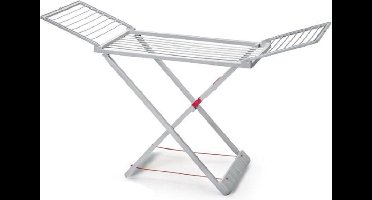 PlasticForte Wasrek - grijs - kunststof - 180 x 108 cm - staand/inklapbaar - droogrek