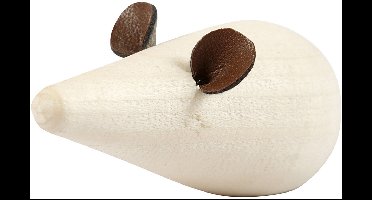 CC Houten Muis 6,5 cm 2 stuks