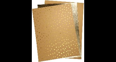 Creativ Company Faux Leather Vellen A4 Metallic