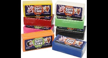 CC Soft Clay 8 kleuren à 500 gram