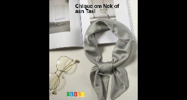 *** Stijlvolle Classic Sjaal - Prachtige Glans - Ideaal als Haarband, Hoofdband, Sjaaltje of Bandana - Chique om Nek of aan Tas!"