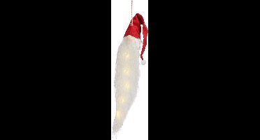 Hanger groot - Baard van de kerstman verlicht