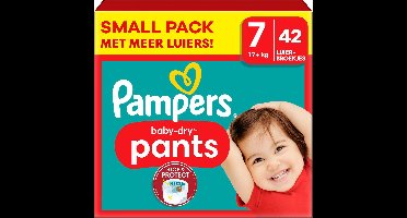 Pampers - Baby Dry Pants - Maat 7 - Small Pack - 42 stuks - 17+ KG