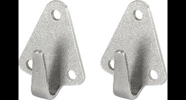 Kerbl Haakplaat 50 x 40 mm, 2 stuks