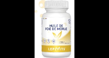 Levertraan 400mg | 90 capsules | Groei & Immuniteit | Omega 3 + Vitamine A & D | Vrij Van Zware Metalen | Gemaakt in België | LEPIVITS