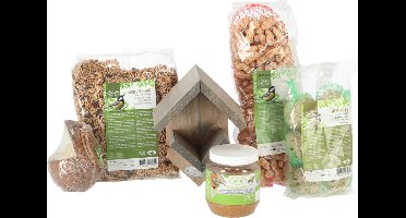 Esschert Design Vogelvoederpakket - Inclusief pindakaashuisje