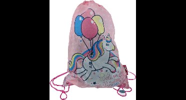 Unicorn - Gymtas - zwemtas 40cm - Believe in Magic