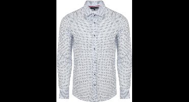 Casual Overhemd Print Lange Mouw Heren Carisma 8625 Wit - L