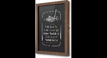 Houten Menuvitrine A3 - Syna SCWA3