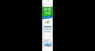 Ottoseal S18 siliconenkit zwembad - 310 ml koker - transparant - voor afdichting zwembaden sauna